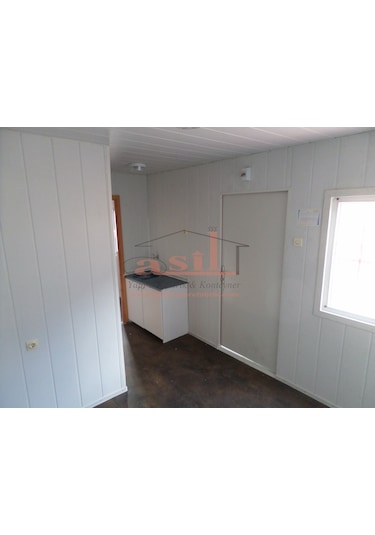 21M² 1+1 Çatı+Verandalı Dış Sac İç Pvc Kaplamalı Konut Konteyner