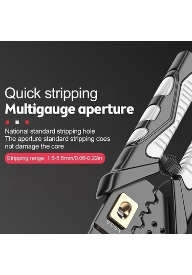 Fastbuy Yüksek Kaliteli 25 Fonksiyonlu Elektrikçi Kablo Sıyırma Makinesi - Siyah, Pratik Alet