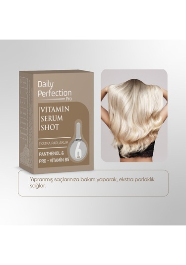 Daily Perfection Pro Shot No:6 Ekstra Parlaklık Provitamin Serum 2 x 6 ML