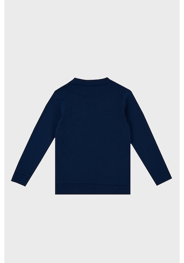 Balmain Çocuk Sweat 6m4760 Mx270 621 Saks Saks