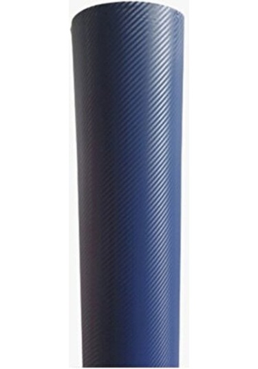 152cmx1mt Mavi Karbon Folyo 3d Hava Kanallı Araç Kaplama Folyosu