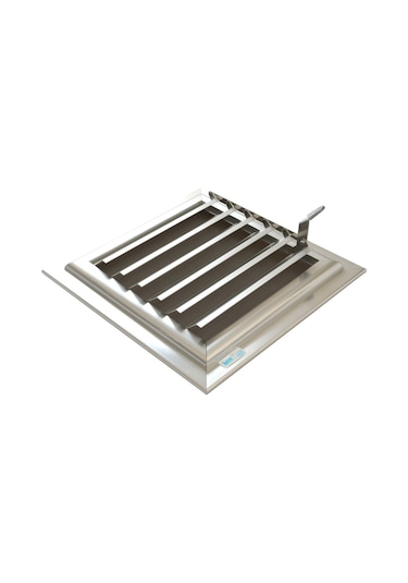 Winlüx Eloksallı Alüminyum Banyo Menfezi Parlak Gri
