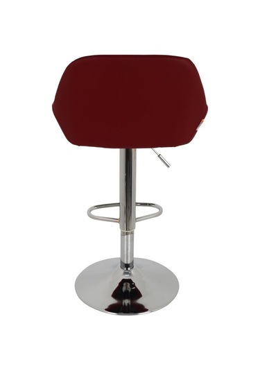 Bürocci Texas Bar Taburesi - Kahverengi Deri - 9506S0121 Çok Renkli