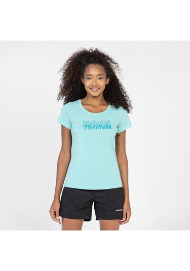Merrell Tall Kadın Tişört Turkuaz Turkuaz