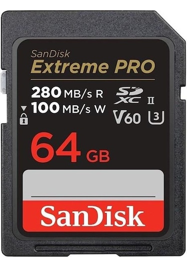 Sandısk 64gb Extreme Pro Sdsdxep-064g-gn4ın Sdxc Hafıza Kartı
