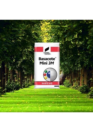 Compo Basacote Mini 3M Gübre (16-8-12 +2Mgo +Me) 15 KG  Çim Fidan