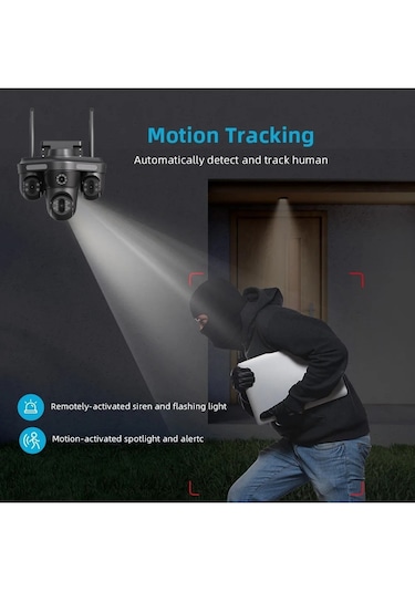 Avenir Av-s316 4 Kameralı 16mp 3 Ptz Dönebilen Wifi Sesli Kamera