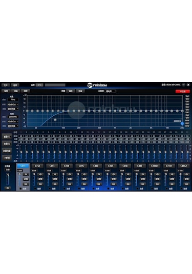 Rainbow Iron Ap-1200se 12 Kanal Dsp Amfi 1200 Watt