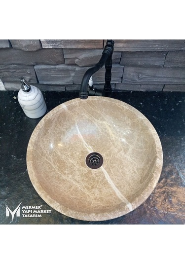 Light Emperador Dizayn Çanak Lavabo