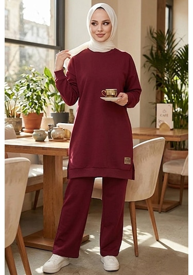 Bestenur Arma Detaylı İkili Takım 1730 - Bordo