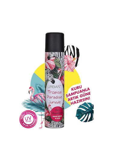 Urban Uv Filtre Care Tropical Paradise Jungle Kuru Şampuan 200 ML