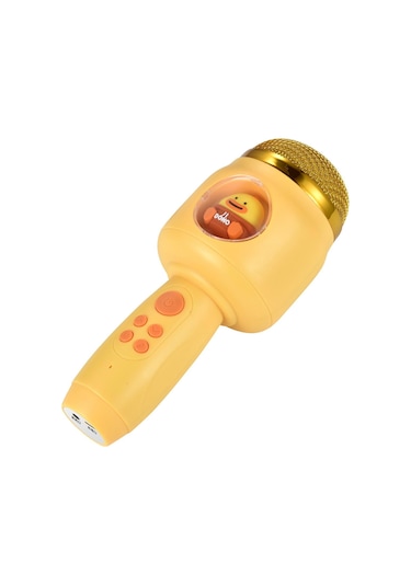 Kablosuz Bt Mikrofon Taşınabilir El Mikrofonu Değişken Ses Fonksiyonu Dahili Ses Sistemi 1200mah