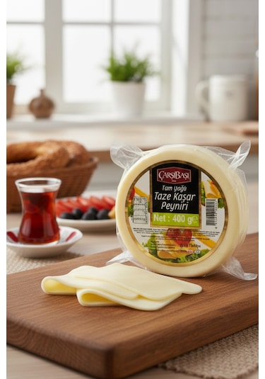 Tam Yağlı Kaşar Peyniri - 400 Gr