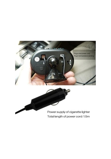 My Topped Araba Saati: Mavi Tarih/saat, Sıcaklık, Voltmetre, 1.0 C Doğruluk, 2 Led Işık, -50 C İle +70 C Arası