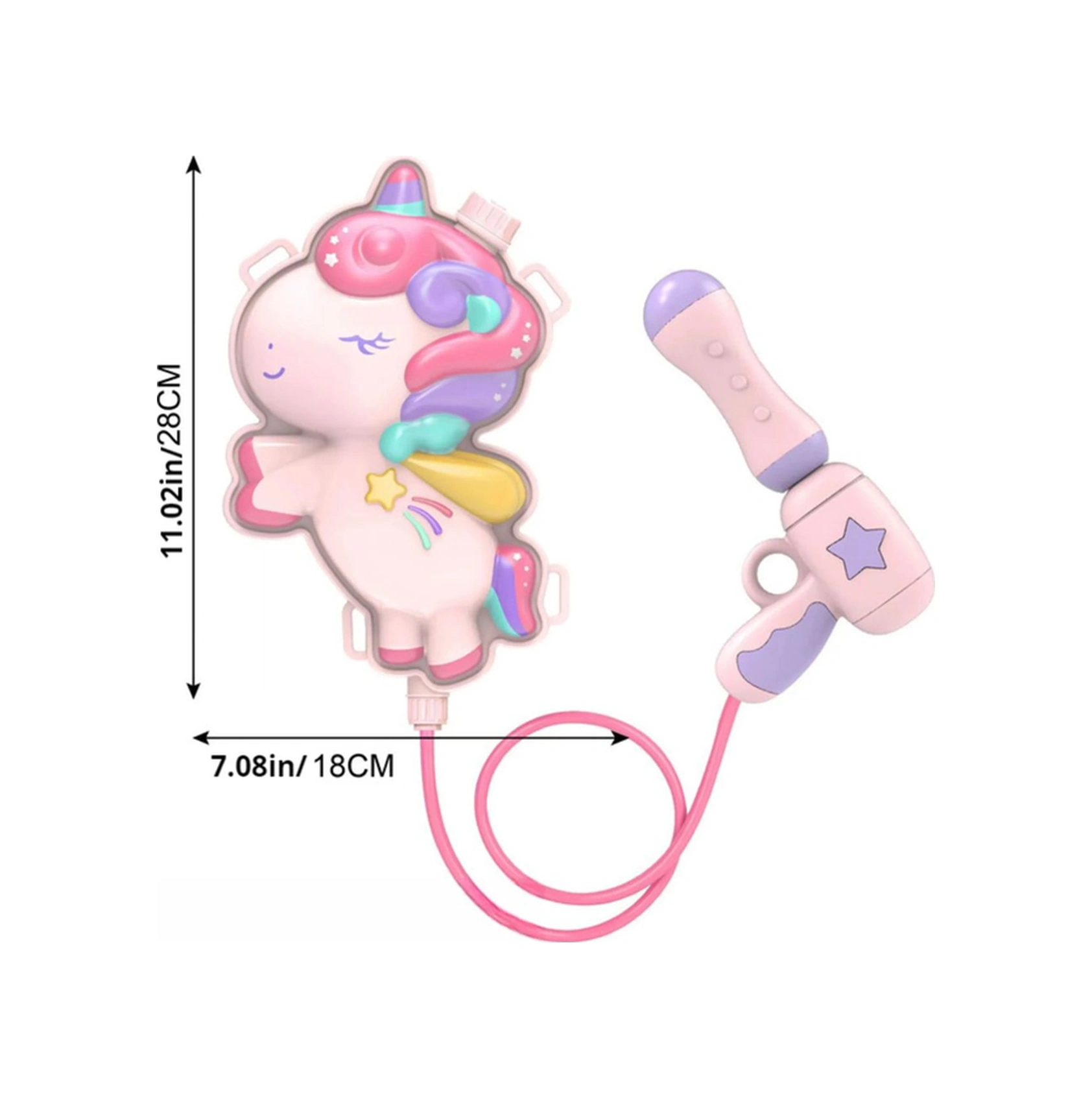 Sırt Çantalı Sırta Takılabilen Pompalı Su Tabancası 2000ml Kapasite