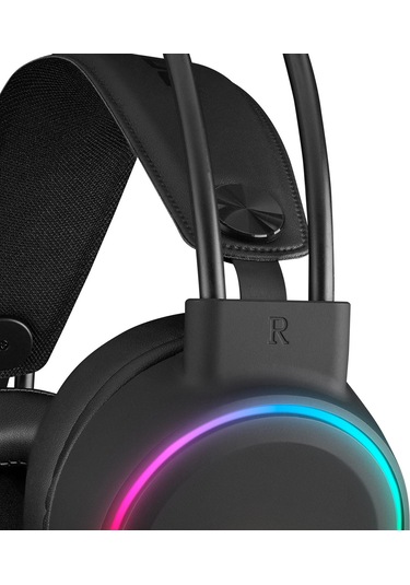 Rampage Kulaklık Rogue Sıyah Usb Rgb Ledlı Gamıng Esnek Mıkrofonlu Oyuncu