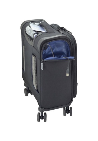 Verage Gm21002-10aw Çekçekli 16,5 İnç Pilot Valiz Siyah