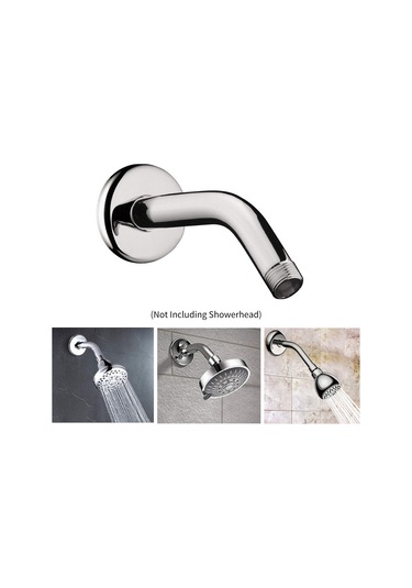 Tenfowee Stainless Steel Duş Basi Kolu G1/2 - Pürüzsüz Chrome, Dekoratif Flanşlı, Dayanıklı Duvar Montajlı Rf-w682 Diğer