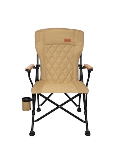 Kingcamp Polar Comfort Plus Ultra Konforlu Katlanır Kamp Sandalyesi Khaki Haki