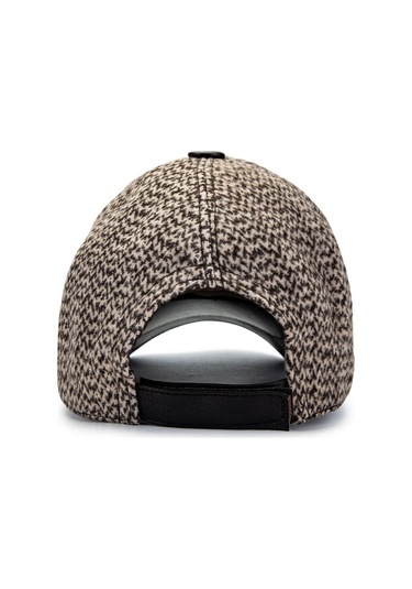 Tamer Tanca Erkek Deri & Tekstil Bej Şapka 524 1121 Sapka Sk24-25 Bej Dsnl Koyu Bej