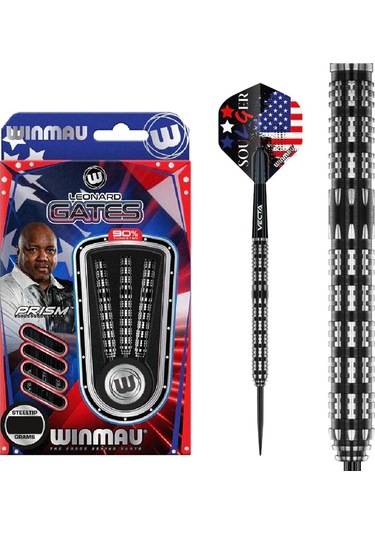 Winmau Leonard Gates %90 Tungsten Çelik Uçlu Dart Oku