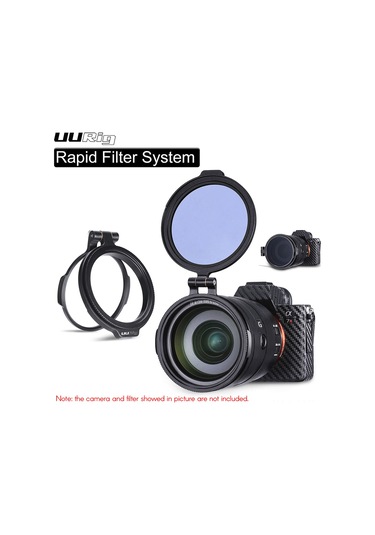 Youtek Uurıg Hızlı Nd Filtre Adaptörü - Geniş Açı Lensler İçin 49mm Ayarlanabilir Işık Kontrol Sistemi