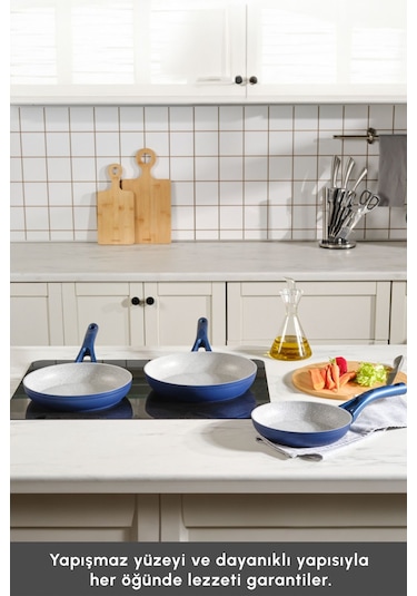 Karaca  Biogranit Berra 3'lü Tava Seti