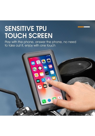 Wondernest West Tutucu Telefon Sürme Sabit Renkli Navigasyon Montajı Için Gidon Dayanıklı Darbeye Karşı Koruma Bisiklet Aksesuarı - Nn Çok Renkli