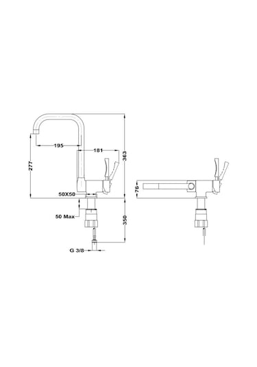 Teka Mtp 984 Pencere Önü Krom