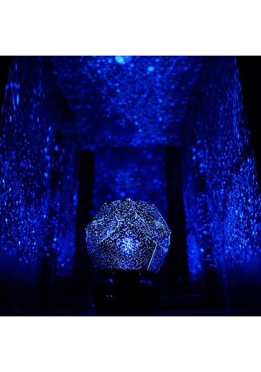 Yifomall 7 Renkli Yıldız Projektörü İle Bluetooth Hoparlör, Uzaktan Kumandalı Şarjlı Gölgeleme Lambası, Romantik Atmosfer Oluşturucu