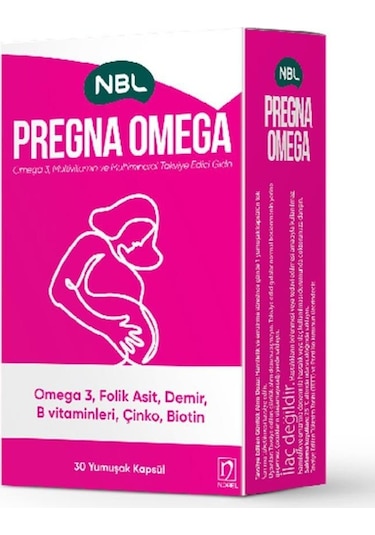 Nbl Pregna Omega 30 Kapsül