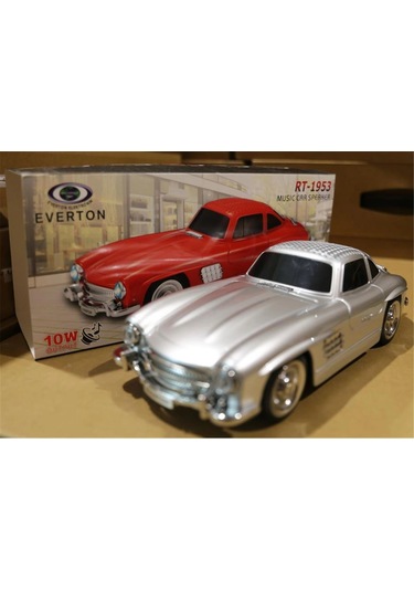 Everton Rt-1953 Silver Gri Arabalı Bluetooth Fm-usb-tf-aux Şarjlı Nostaljik Radyo