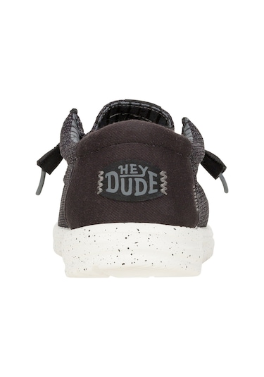 Hey Dude Wally Stretch Sox Erkek Günlük Ayakkabı-33144 SİYAH-BEYAZ