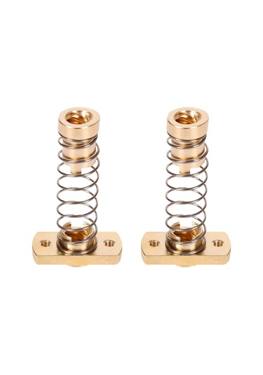 Ender 3s Ender 3 Pro İçin 2 Set T8 Anti-geri Tepme Yaylı Somun