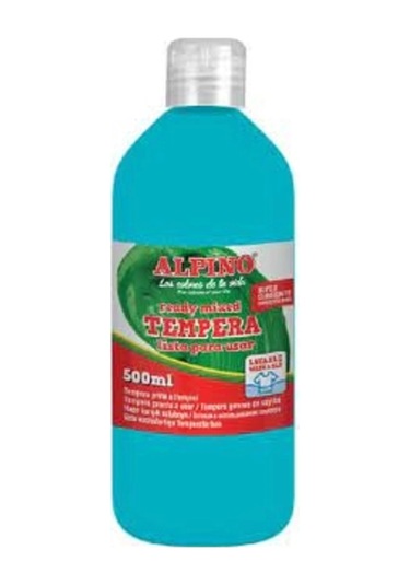 Dm-000020 Tempera 500ml Suluboya Turkuaz Karışık Çok Renkli