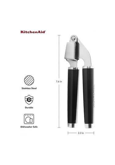 Klasik Sarımsak Ezici, Tek Beden, Siyah Ve Klasik Dondurma Kepçes Çok Renkli