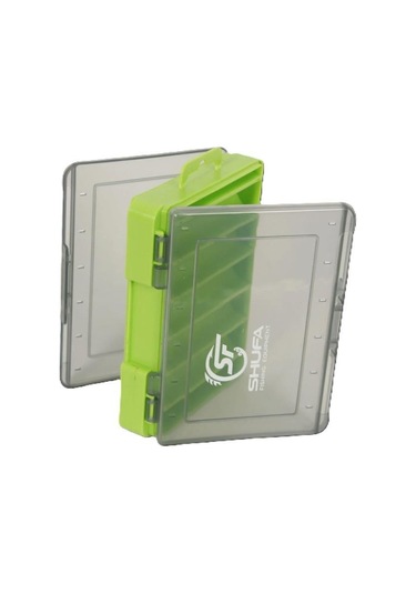 Shufa Lure Box Çift Taraflı Kutu 130mm Yeşil