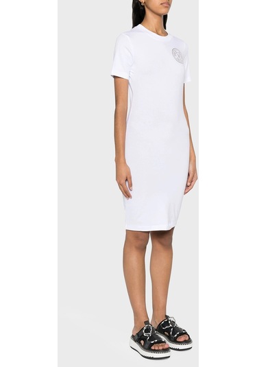 Versace Jeans Couture Bayan Elbise 76haot02 Cj03t G03 Beyaz