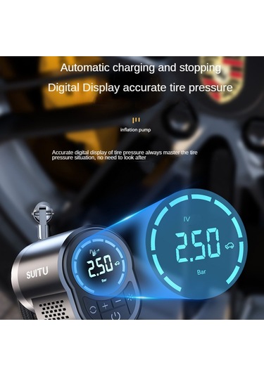 Cbtx Global Suıtu St-5518 Araba Akülü Şişme Pompa Çok Fonksiyonlu Aydınlatmalı Taşınabilir Mini Pompa Cbtx Global Suıtu St-5518 Araba Akülü Şişme Pompa Çok Fonksiyonlu Aydınlatmalı Taşınabilir Mini Pompa