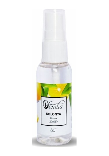 Venilia 80 Derece Limon Kolonyası Cep ve Çanta Boy Sprey 30 ML