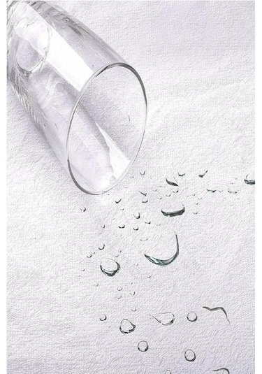 Bebesi Bebe Alez 50x90 Cm Sıvı Geçirmez Pamuk Kumaş Beyaz