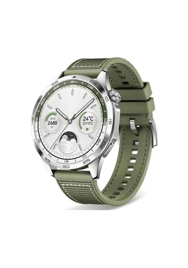 Gear S3 Uyumlu Mxsp- Krd-102 22mm Silikon Kordon-yeşil