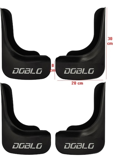 Fiat Doblo D4 4'lü Set Ön Ve Arka Paçalık Çamurluk Tozluk Dbl1ux002