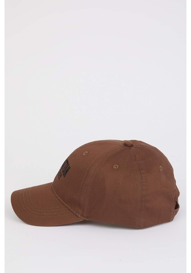 DeFacto Erkek Nakışlı Pamuklu Cap Şapka D7820AX25SMBN285