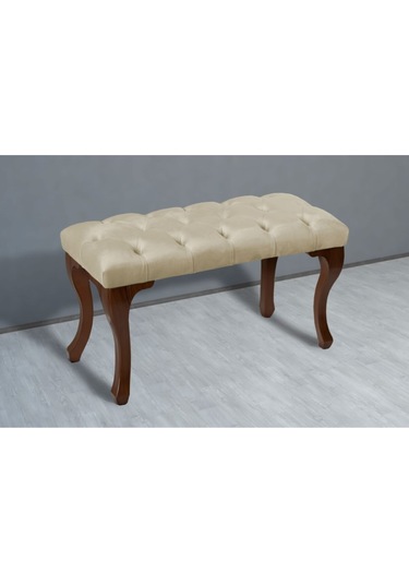 Oksit Sarı Chester Model Babyface Kumaş Bench&koltuk&tabure&pofuduk Yatak Odası Takımı Ucu&önü Puff