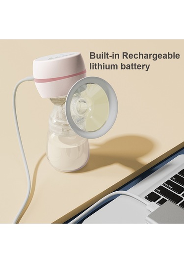 Xindoker Pembe Elektrikli Emziği - Ağrısız Sessiz Çalışma, Led Ekran, 2 Mod 9 Seviye, 22mm Silikon Kapağı, 180ml Şişe, Batarya İçerir