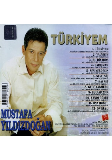 Mustafa Yıldızdoğan - Türkiyem (Cd)