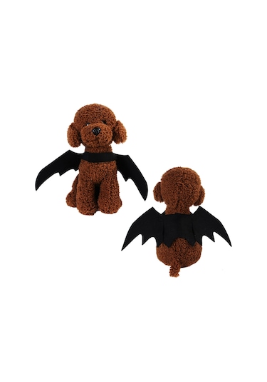 Vkemall Kedi Yarası Kanatlı Kostümü - Siyah L Beden - Felt Malzeme - Halloween, Parti Ve Fotoğraf Çekimleri İçin