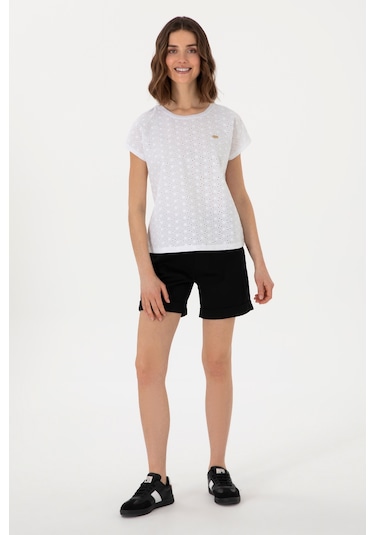 U.s. Polo Assn. Kadın Siyah Şort / Bermuda 50309125-vr046 Siyah