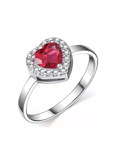 Gold Plaza Jewelry 925 Ayar Gümüş Çocuk Kalp Yüzüğü 194354627 Gri